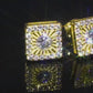 Square Moissanite Studs