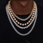 8mm-10mm Moissanite Tennis Necklace