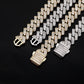 18mm Baguette Prong Cuban Link