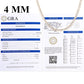 4mm Moissanite Diamond Tennis Chain