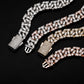 12mm Baguette Chain Link Necklace