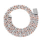 12mm Baguette Chain Link Necklace