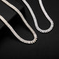 2 Row Tennis Chain Necklace