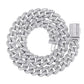 14mm Miami Cuban Link Baguette Chain