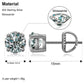 6.5mm 1.0 Carats Sparkling Stud Earring