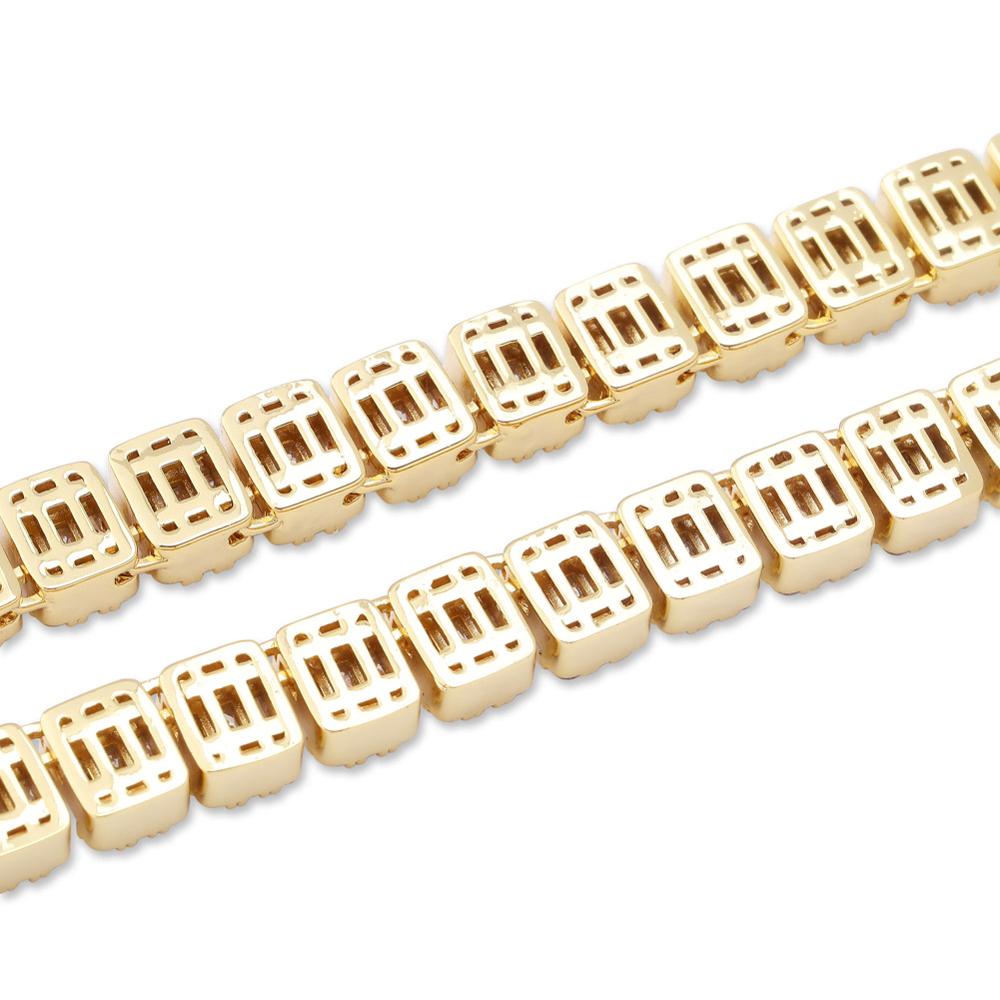 10mm Square Cut Tennis Chain