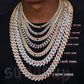 12mm Classic Moissanite Cuban Link