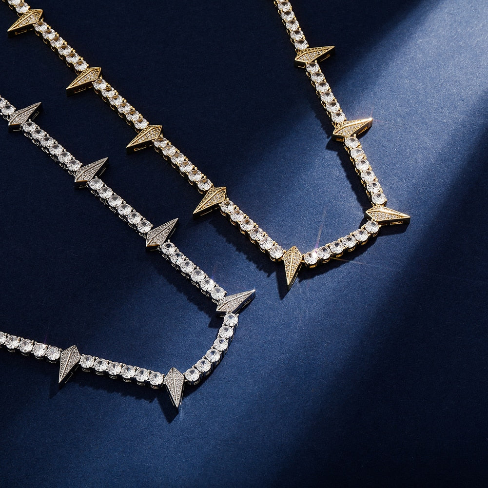 Classic 4mm Tennis Chain With Thorns