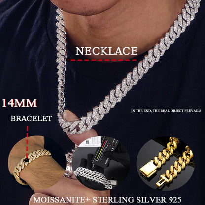 14mm Cuban Link Necklace